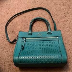 Teal Kate Spade purse